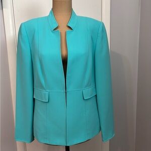 Tahari ASL Women's Turquoise Jacket